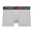 Tommy Hilfiger 【ネコポス可:2点まで】トミーヒルフィガー：AUTHENTIC STRETCH ボクサーパンツ (グレーヘザー)[ボクサーパンツ 男性下着 メンズインナー 人気ブランド おすすめギフト 誕生日プレゼント メンズファッション]