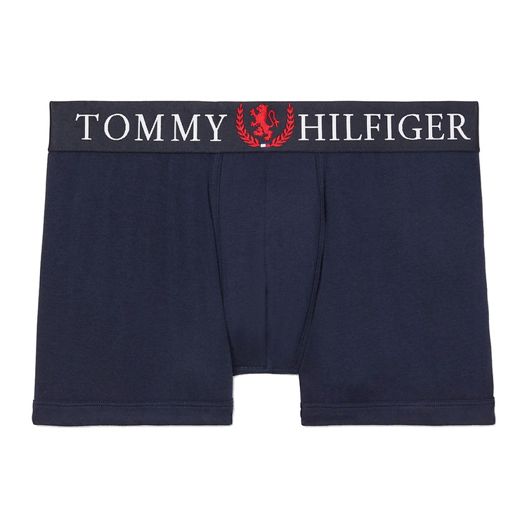 Tommy Hilfiger 【ネコポス可:2点まで】トミーヒルフィガー：AUTHENTIC STRETCH ボクサーパンツ (ダークネイビー)[ボクサーパンツ 男性下着 メンズインナー 人気ブランド おすすめギフト 誕生日プレゼント メンズファッション]