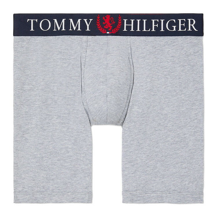 Tommy Hilfiger 【ネコポス可:2点まで】トミーヒルフィガー：AUTHENTIC STRETCH ボクサーブリーフ (グレーヘザー)[ボクサーパンツ 男性下着 メンズインナー 人気ブランド おすすめギフト 誕生日プレゼント メンズファッション]