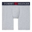 Tommy Hilfiger 【ネコポス可:2点まで】トミーヒルフィガー：AUTHENTIC STRETCH ボクサーブリーフ (グレーヘザー)[ボクサーパンツ 男性下着 メンズインナー 人気ブランド おすすめギフト 誕生日プレゼント メンズファッション]