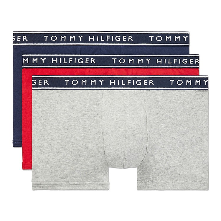 Tommy Hilfiger トミーヒルフィガー：OP COTTON STRETCH ボクサーパンツ3PK (マホガニー)[ボクサーパンツ/ 男性下着/ メンズインナー/人気ブランド/おすすめギフト/誕生日プレゼント/メンズファッション]