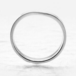 メンズリング地金V字VラインK18ホワイトゴールドK18WGマリッジリング指輪結婚指輪【送料無料】