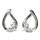 【10%OFF 500円OFFクーポン】トリロジーピアス プレゼント ホワイトゴールド 天然ダイヤモンド ギフト 結婚記念 誕生日 ゴールド 誕生石 パワーストーン サマーセール