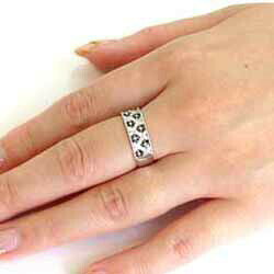 P5倍 9 25 プラチナ900 花 ブラックダイヤリング レディース 0.65ct 天然ダイヤモンド 指輪 刻印 auc-luire-10000527 luire サンプル画像3