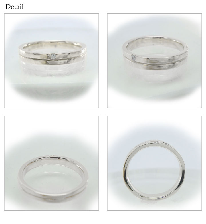 リング メンズリング シルバー925 一粒石 ダイヤリング 結婚指輪 記念日 SV925 ストレート マリッジリング 誕生日【送料無料】