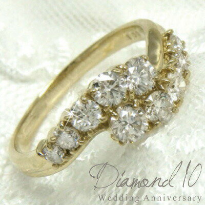 Other , Materials - 【P10倍 大決算セール】ダイヤモンド 結婚 10周年 リング レディース 1.00ctVVS-クラス k18WG YG PG 天然ダイヤモンド 誕生日 記念日 指輪 刻印 結婚記念 鑑定書 父の日