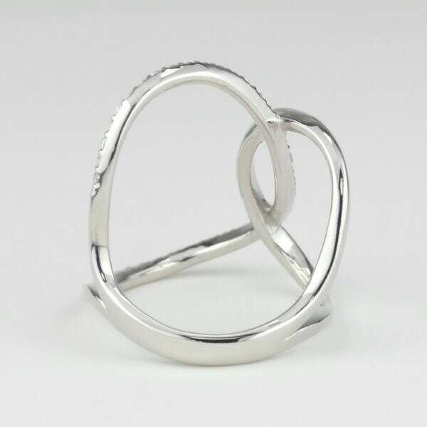 プラチナ900 ダイヤモンド オーバルフレーム オープンリング 指輪 刻印 レディース エタニティ Pt900 大人 上品 ワイドリング ボリュームリング 大ぶり 人気 シンプル 誕生日 記念日 プレゼント 母の日