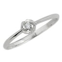【10%OFF 500円OFFクーポン】プラチナ900 花 一粒石 フラワー ダイヤモンドリング 華奢 誕生日プレゼント彼女 指輪 刻印 サマーセール