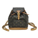 ルイ ヴィトン LOUIS VUITTON ミニモンスリ モノグラム リュックサック バックパック 【中古】