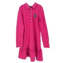POLO RALPH LAUREN ポロ・ラルフローレン ワンピース コットン ピンク【中古】 ガールズ