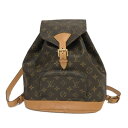 LOUIS VUITTON ルイ・ヴィトン モンスリMM モノグラム M51136 リュック・デイパック モノグラムキャンバス【中古】 レディース