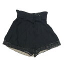 トレイシー リース Tracy Reese リボン ショートパンツ キュロット サイズ2 ブラック【中古】【新品同様】【美品】