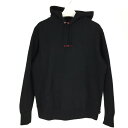 シュプリーム Supreme 18AW Trademark Hooded Sweatshirt パーカー プルオーバー スウェット フーディー M ブラック【中古】【新品同様】【美品】