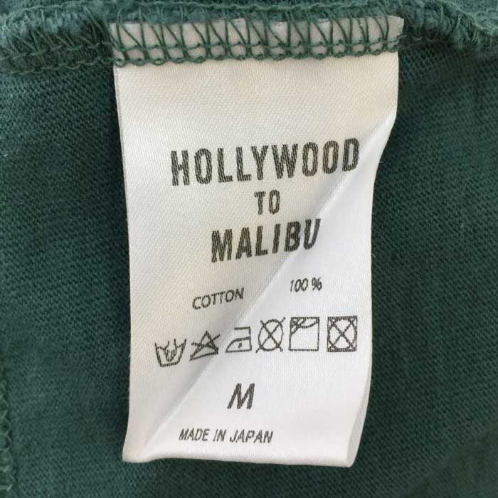 ロンハーマン Ron Herman HOLLYWOOD TO MALIBU フェルトワッペン付き Tシャツ 半袖...