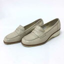 バリー BALLY ローファー ベージュ 22cm 中古