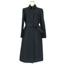 BODY DRESSING Deluxe ボディドレッシングデラックス ベルト付き ステンカラーコート ネイビー系【中古】 レディース(4)