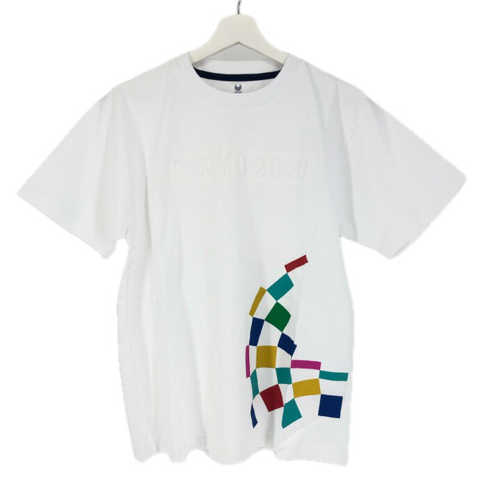 TOKYO2020 パラリンピック 半袖Tシャツ コットン ホワイト Mサイズ【中古】【新品同様】【美品】ユニセックス