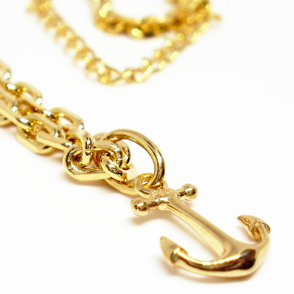 【Silver925 錨 アンカーチャーム メンズアンクレット 18金コーティング 3サイズ】男女兼用 シンプル ギフト