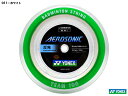 【ポイント2倍】 期間限定祭 YONEX BGAS BG AEROSONIC BADMINTON ロールガット 0.61 極細ガット 最高打球音 100m ヨネ...