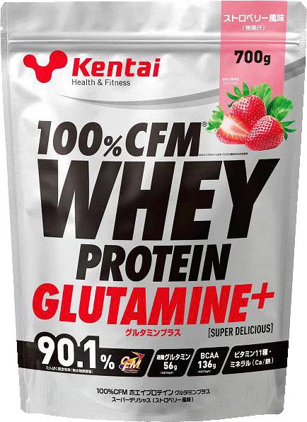 【ポイント2倍】 期間限定祭 KENTAI K0222 100%CFM WHEY PROTEIN GLUTAMIN Plus SUPER DELICIOUS strawberry チャレンジダイエット アスリートチャレンジ ダイエット 健康体力研究所 ケンタイ ホエイプロテイン グルタミン ストロベリー エムアシスト