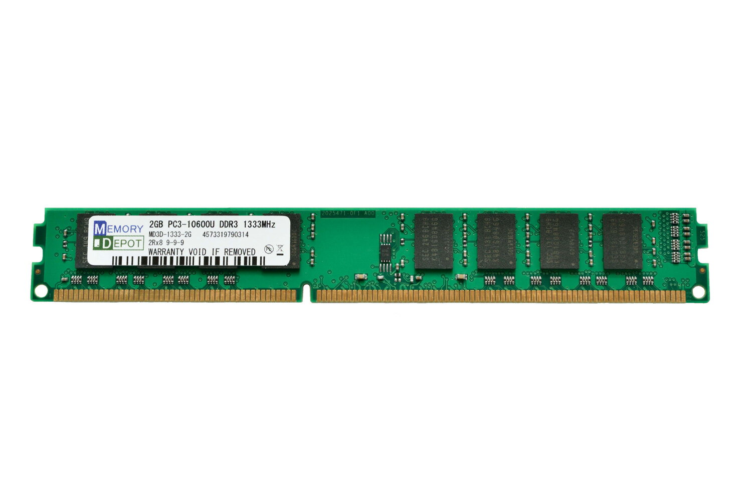 2GB PC3-10600/PC3-8500 DDR3 1333/1066 SDRAM 240p