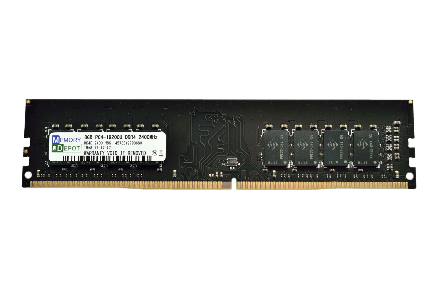 8GB PC4-19200 DDR4 2400 288pin 8chip品 DIMM PCメモリー 【相性保証付】 宅配便発送 送料込