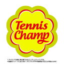 テニス　Tennisチャンプワッペン(部活/POP/お菓子/エンブレム/アイロン/キャンディー/スポーツ)