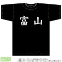 富山Tシャツ(綿T-shirt：ブラック)