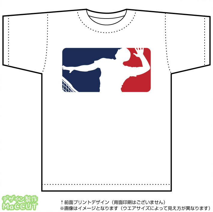 乐天商城 - アメカジ・メジャー風 バレーボールTシャツ(DryT-shirt：白)