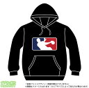 ハンドボールパーカー(handball)MLBロゴ風プルオー