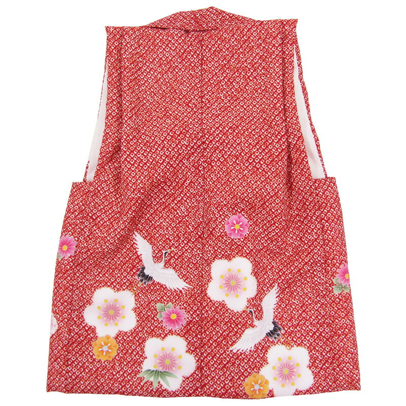 ［送料込み］七五三女の子3歳被布コート日本製 jhi24赤 2