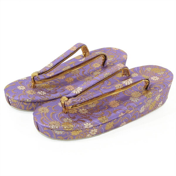 [送料込み]七五三女の子7歳草履(21cm)薄紫zzpk01