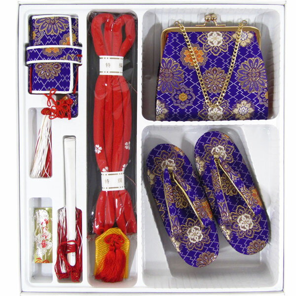 [送料込み]七五三女の子7歳箱セコ7点セットhgea04紫