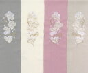日本製 アースカラー・くすみ色系の刺繍半衿 桜に紐柄 着物の衿元を少し大人っぽく落ち着いた雰囲気に。 グレー、クリーム、くみピンク、ミルクティーベージュの4色からお選びください。 サイズ：長さ 約84cm×幅 約12.5cm 素材 生地　ポリエステル　100％ 刺繍糸　レーヨン　100％ [ご注意] 本品は単品でのご注文時に限り、ヤマト運輸ネコポス(300円)での発送商品となります。ご注文時に『追跡可能メール便』をご選択ください。 なお、ネコポスにつきましては、代引きでのお支払いや配達日時の指定は非対応です。 また、複数ご購入でネコポス対応サイズを超える場合は、宅配便に変更させていただく場合があります。 [お願い] 取り扱い各商品の中には、複数のオークションサイトに同時出品しているものもある関係上、ご注文時に在庫切れとなってしまっている場合もあります。その際には、ご了承下さる様にお願い致します。