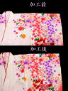 七五三女の子着物肩あげ加工(7歳用)