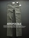 687-8新品★エアロポステール AEROPOSTALE★コーデュロイストレッチパンツ★カーキグレー★WOMENS