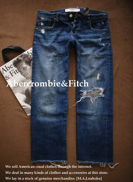 1953新品★アバクロンビー＆フィッチ Abercrombie&Fitch★ヴィンテージデニム909★0★WOMENS ジーンズ