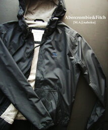 アバクロンビー&フィッチ ジップアップパーカー メンズ 5259新品★アバクロンビー＆フィッチ Abercrombie&Fitch★ナイロンジップパーカージャケット3103★濃紺★XS★MENS★