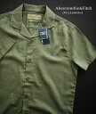 ◆Abercrombie＆Fitch　 MENS　・　ストレッチ麻リネン半袖シャツ　STRETCH　です。 【カラー】カーキ 【サイズ／実寸】 XS　：肩幅44cm　袖丈19cm　着丈67cm　胸囲102cm 【素材】リネン52％　コットン45％　エラスティン3％【品質】正規直営店購入・新品未使用タグ付き 【発送】ページ下部に記載。5304新品★Abercrombie&Fitch　アバクロンビー＆フィッチ★ストレッチ麻リネン半袖シャツ3221★カーキ★XS★MENS★ 新品・本物★Abercrombie&Fitch★ストレッチ麻リネン半袖シャツ3221★カーキ★XS★MENS★タグ付きです。No5304 ● 商品説明 ● ◆アバクロは、ブラピ・ベッカム・ブリトニーなどが愛用している大人気ブランドです。古着っぽさやクールなヴィンテージウォッシュが特徴です。◆商品は現地正規直営店にて当方が直接買い付けている、【正真正銘100％本物】ですのでご安心下さい。 ◆Abercrombie＆Fitch　 MENS　・　ストレッチ麻リネン半袖シャツ　STRETCH　です。 【カラー】カーキ 【サイズ／実寸】 XS　：肩幅44cm　袖丈19cm　着丈67cm　胸囲102cm 【素材】リネン52％　コットン45％　エラスティン3％【品質】正規直営店購入・新品未使用タグ付き 【発送】ページ下部に記載。 ● 注意事項 ● ◆写真は同タイプ他のサイズを使用している場合もございます。◆できるだけ商品をお分かりいただけるよう実物に近いカラーを再現できるように心がけておりますが、ブラウザ・環境により若干異なってしまうことがありますのでご了承ください。 ◆ご購入頂く前に営業日カレンダーをご覧下さい。不在でメールのやり取りや発送が出来ない日がある場合は事前に記載させていただくようにしております。 ◆万が一偽物だった場合はもちろん全額返金、いたします。 ◆他にも日本未入荷品（もちろんすべて正規店購入の本物です！）をお取り扱いしております。 ◆この商品は他の店舗でも販売しております。在庫数の更新は随時行っておりますが、お買い上げいただいた商品が、品切れになってしまうこともございます。その場合、キャンセルとさせていただく場合もございますことをあらかじめご了承ください。