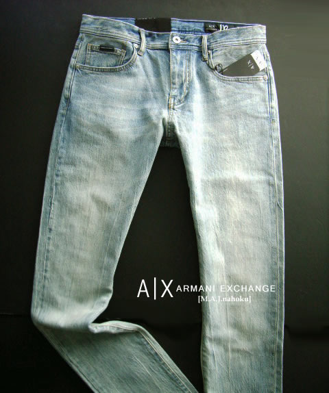 9745新品★アルマーニエクスチェンジ ARMANI EXCHANGE★A|X ヴィンテージデニムパンツ3322 J13 SLIM★31R★MENS★メンズ　ジーンズ