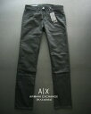 9179-93新品★アルマーニエクスチェンジ ARMANI EXCHANGE★A|X ヴィンテージデニム3209 J16 STRAIGHT★黒★MENS　ジーンズ