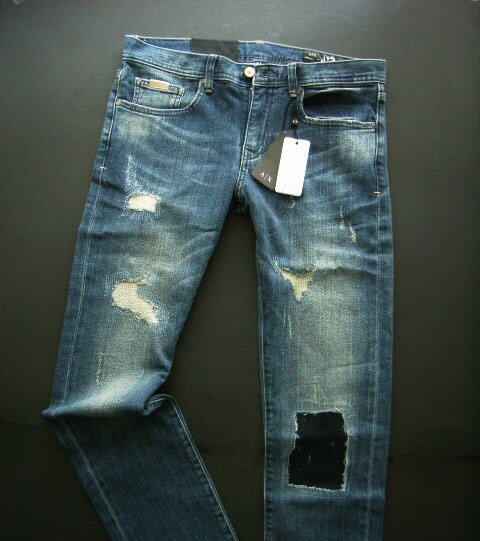 9219新品★アルマーニエクスチェンジ ARMANI EXCHANGE★A|X ヴィンテージデニム3216 J13 SLIM★31R★MENS　ジーンズ