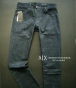 9243-8新品★アルマーニエクスチェンジ ARMANI EXCHANGE★A|X ヴィンテージデニム3230 J16 STRAIGHT★濃色★MENS　ジーンズ