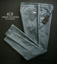 9296新品★アルマーニエクスチェンジ ARMANI EXCHANGE★A|X コットンパンツ3247 P24★青グレー系★MENS★