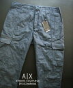 9297新品★アルマーニエクスチェンジ ARMANI EXCHANGE★A|X デザインパンツ3247A L4★紺系★33★MENS★