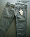 9584-5新品★アルマーニエクスチェンジ ARMANI EXCHANGE★A|X ヴィンテージデニム3267 SKINNY★濃色★MENS★メンズ　ジーンズ