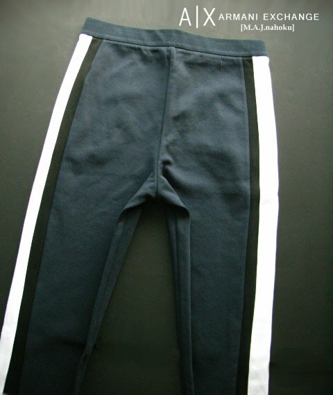 9613新品★アルマーニエクスチェンジ ARMANI EXCHANGE★A|X デザインロゴトレパン3272★紺★MENS★
