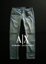 6669-78新品★アルマーニエクスチェンジ ARMANI EXCHANGE★A|X ヴィンテージデニムパンツ2508 STRAIGHT★MENS★