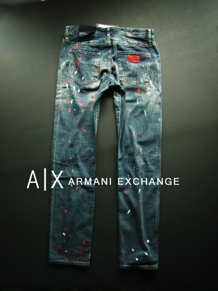 6964-5新品★アルマーニエクスチェンジ ARMANI EXCHANGE★A|X ヴィンテージデニム2608 SLIM FIT★MENS　ジーンズ