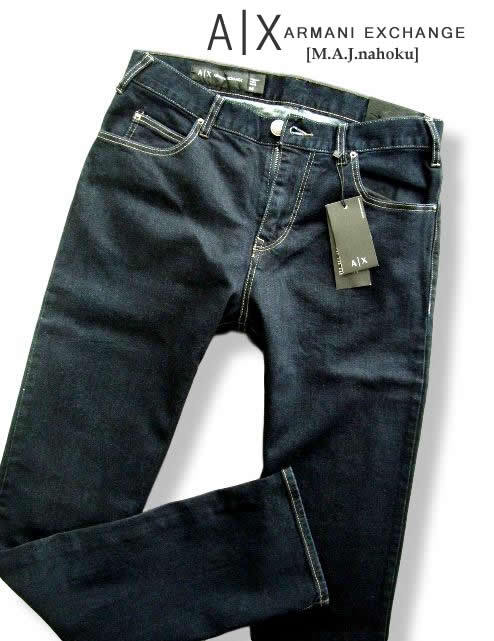 8230-7新品★アルマーニエクスチェンジ ARMANI EXCHANGE★A|X ヴィンテージデニム2911 STRAIGHT★MENS　ストレッチ　ジーンズ